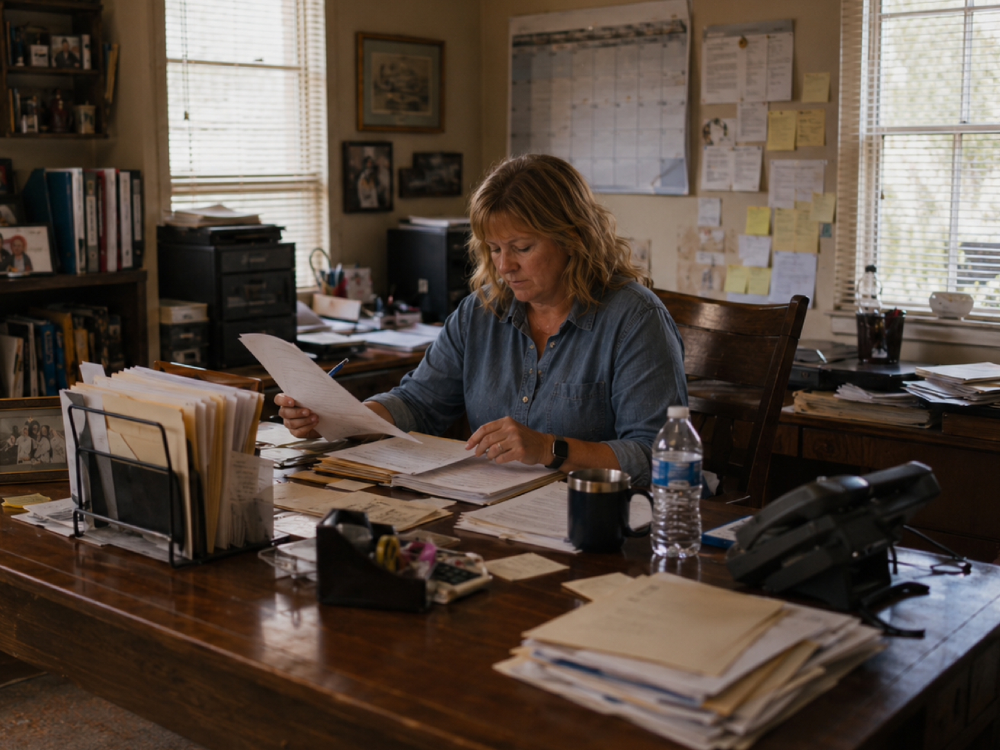 woman-working-from-office-desk